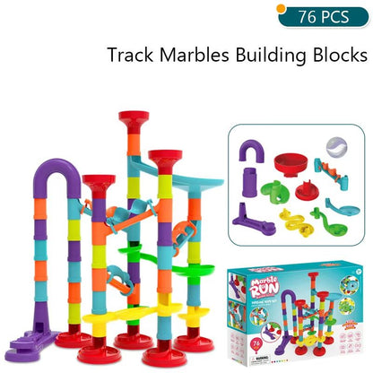 RingRun MarbleTrack  Catapult Building Set  STEM Construction Toy For Kids 8