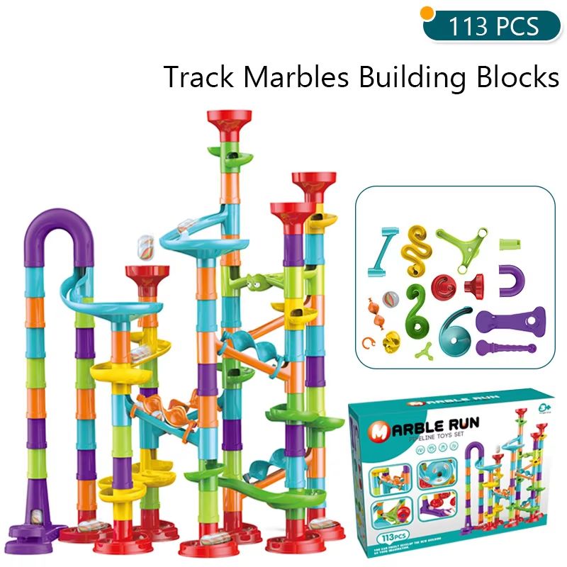 RingRun MarbleTrack  Catapult Building Set  STEM Construction Toy For Kids 10