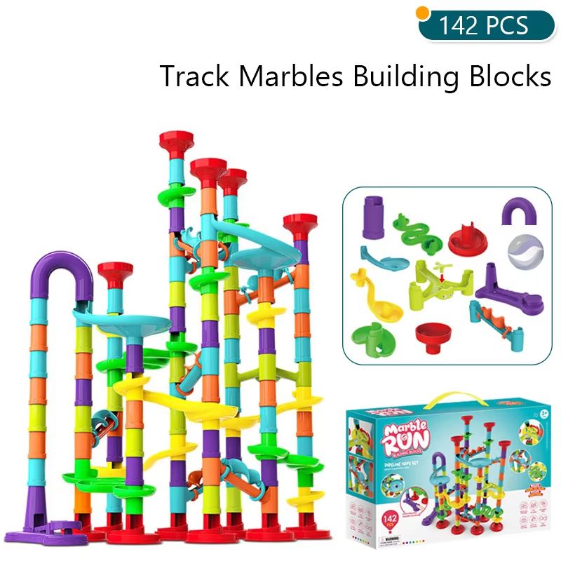 RingRun MarbleTrack  Catapult Building Set  STEM Construction Toy For Kids 11