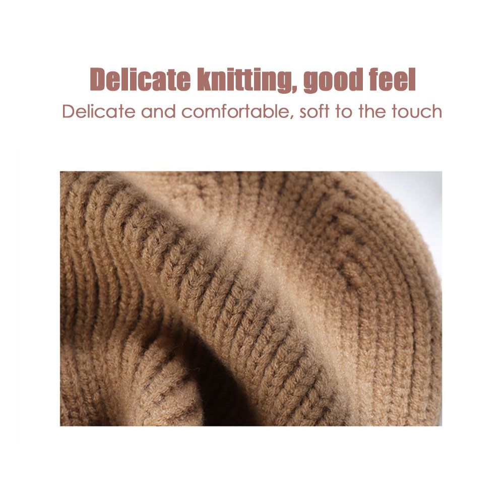 Caps Men Hats Solid Color Hip Hop Unisex Female Beanies Winter Warm Hats For Women Casual Stacking  3