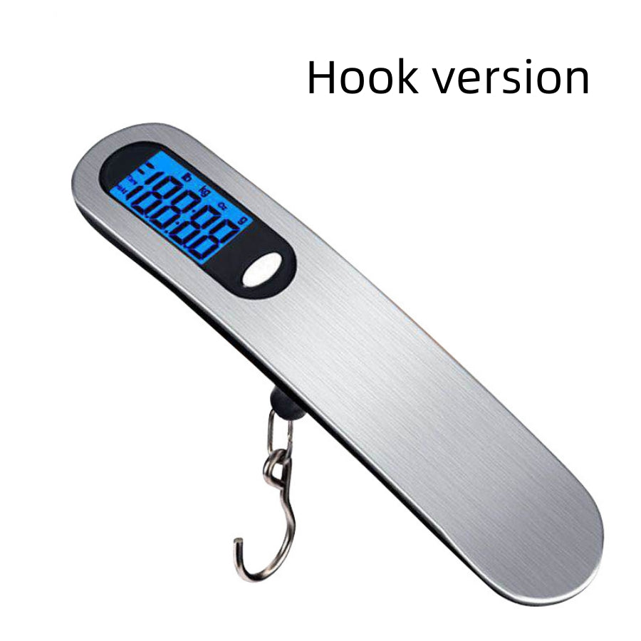 Small Portable Scale Digital LCD Display Electronic Hanging Scale Travel Weighs Suitcase Baggage Fi 2