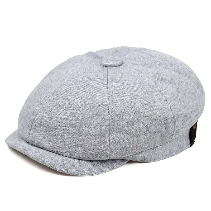 Vintage Luxury Unisex High Quality Winter Retro British Style New Octagonal Flat Cap Cotton Ascot C 6