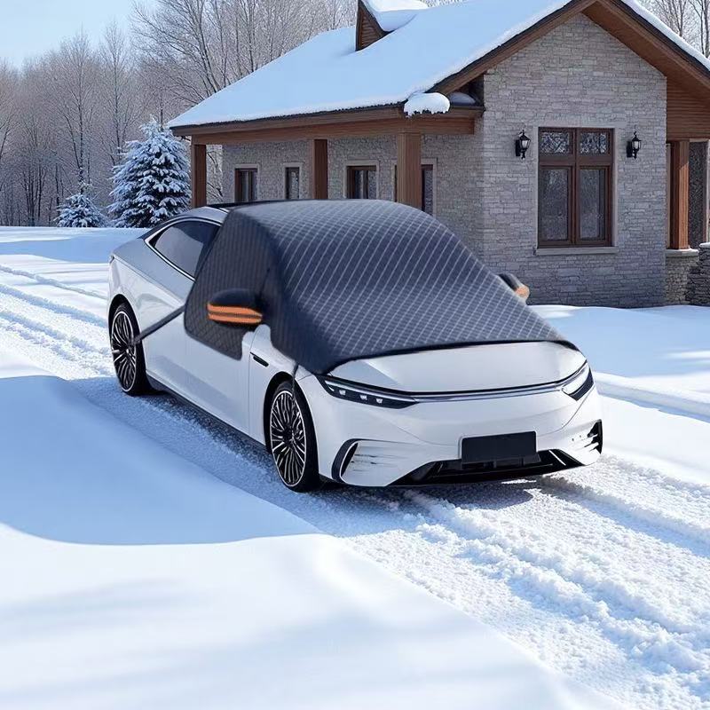 Thickened Magnetic Aluminum Plated Snow Cover Oxford Cloth Moisture Proof Sun Proof Auto Shield