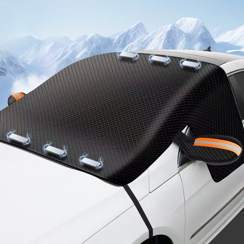 Thickened Magnetic Aluminum Plated Snow Cover Oxford Cloth Moisture Proof Sun Proof Auto Shield