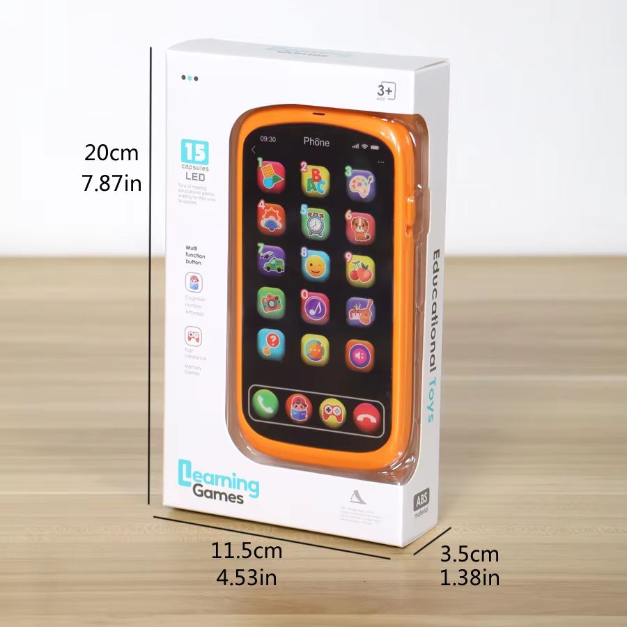 SmartKid Touch Screen Learning Phone Toy  EnglishLearning Mobile Play Device For Kids 3