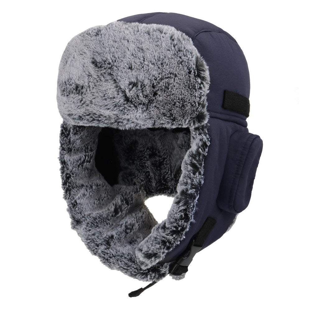 Mens Trapper Hat Connectyle Winter Warm Ushanka Hat Faux Fur Lining Windproof Waterproof Eskimo Hat 9