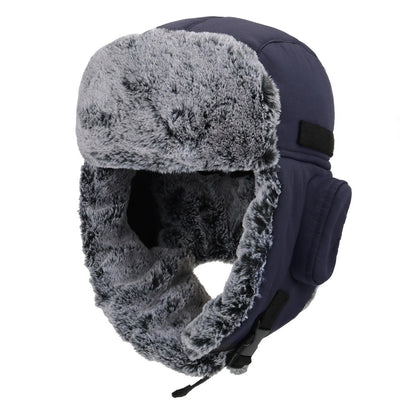 Mens Trapper Hat Connectyle Winter Warm Ushanka Hat Faux Fur Lining Windproof Waterproof Eskimo Hat 9