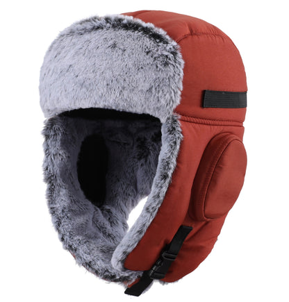 Mens Trapper Hat Connectyle Winter Warm Ushanka Hat Faux Fur Lining Windproof Waterproof Eskimo Hat 10
