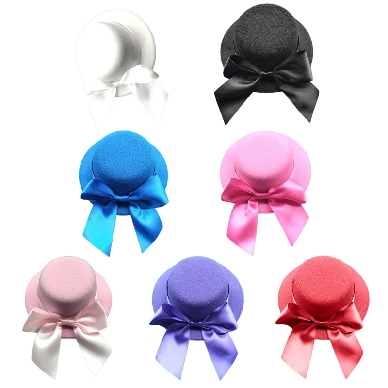 Hair Clip Wedding Hairpin for Girl, Elegant Small Hat Hair Clip Lady Party, Vintage Style Mini Fascinator
