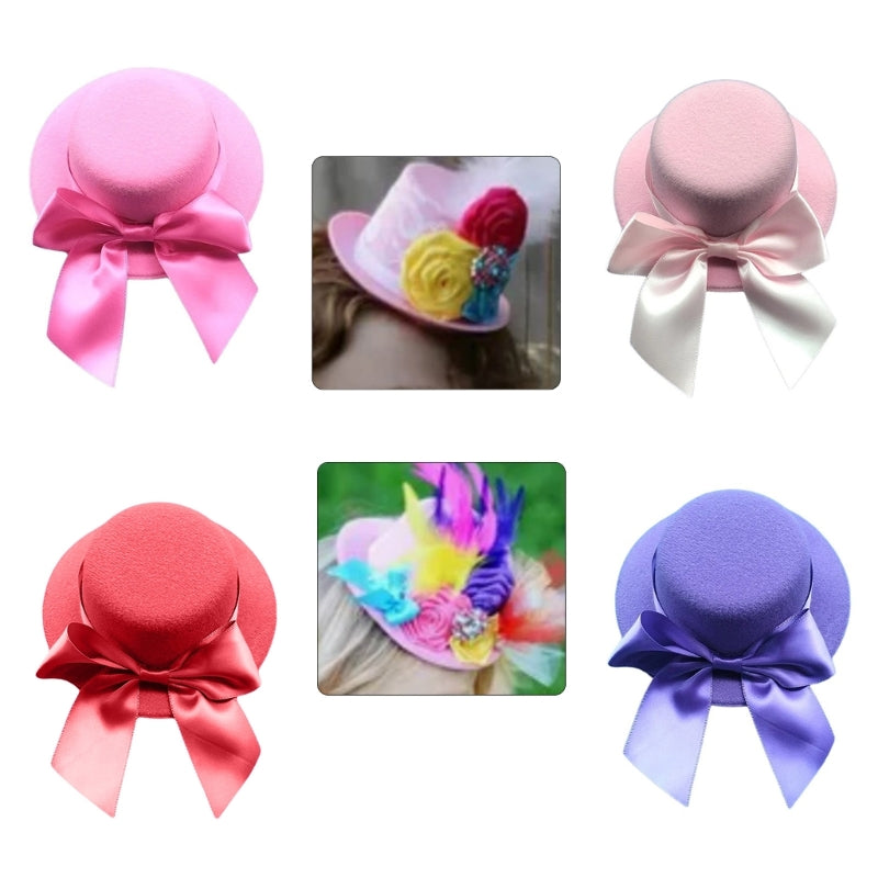 Hair Clip Wedding Hairpin for Girl, Elegant Small Hat Hair Clip Lady Party, Vintage Style Mini Fascinator
