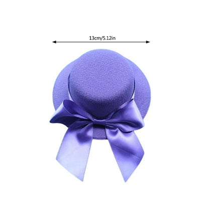Hair Clip Wedding Hairpin for Girl, Elegant Small Hat Hair Clip Lady Party, Vintage Style Mini Fascinator
