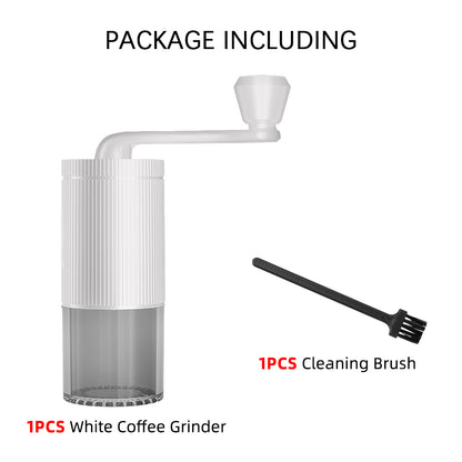 Mini Coffee Bean Grinder Manual Adjustable Settings Ultra-Portable Conical Burr Coffee Grinder for Cold Brew Camping