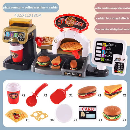 MiniDiner RolePlay Fast Food Kitchen Set  Cashier Burger  Fries Station For Kids 5
