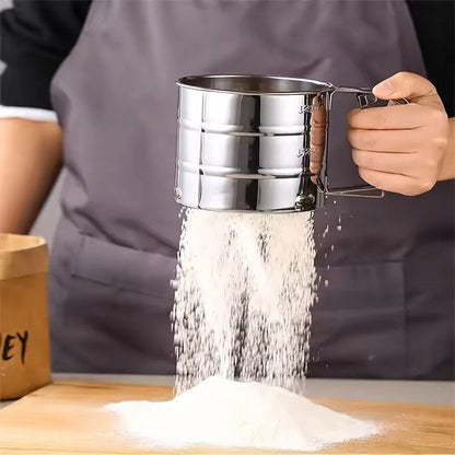 Stainless Steel Fine Mesh Flour Sifter With Handle 4