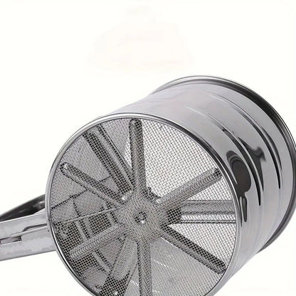 Stainless Steel Fine Mesh Flour Sifter With Handle 9