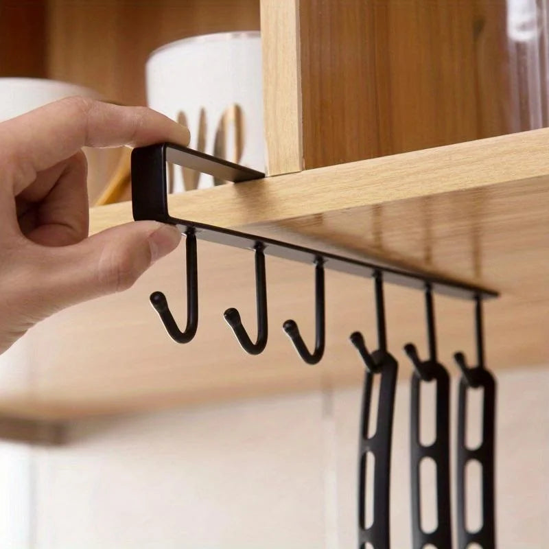 Glass Mug Holder Cup Holder, Kitchen Shelf Storage, Storage Rack, Clothes Hanging Organizer Kitchen Accesso
