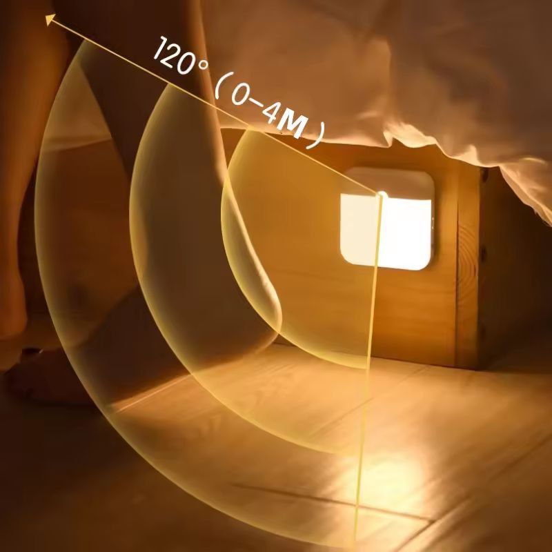 SmartMotion USB Rechargeable Square LED Sensor Light  Ideal For Bedroom Kitchen Hallway  Closet 8