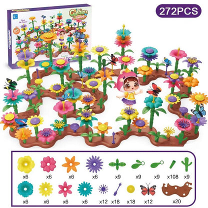 BloomBuilder DIY Flower Garden Blocks Playset  Creative Floral Garden Building Toy For Kids  Parent 11