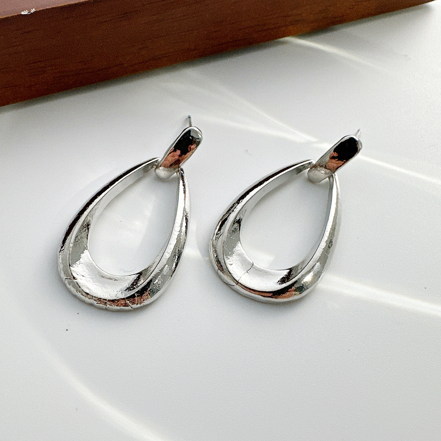 Fashion Geometric Earrings For Women Simple French Style Jewelry Luxurious Drop Earring Daily Vacat 4