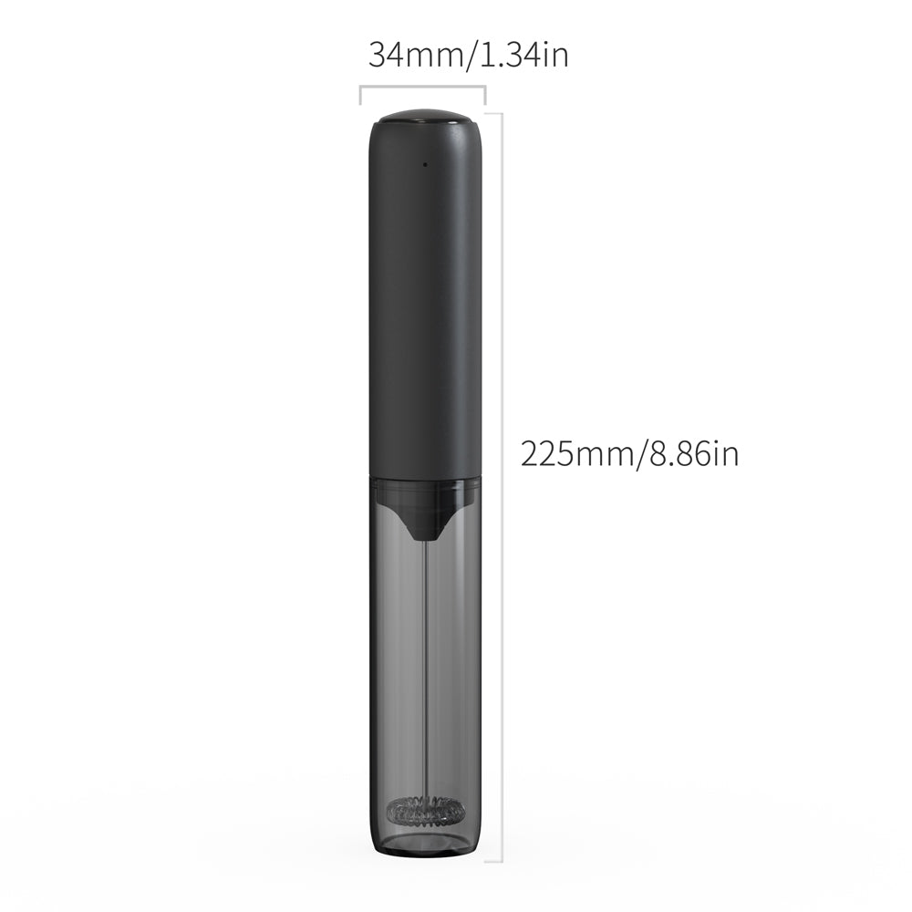 USB C Rechargeable Coffee Whisk with Silent Tech, Smart Pro Electric Milk Frother, Auto Cappuccino Latte Maker for Home
