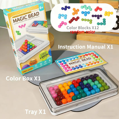 BrainBlocks 40Challenge IQ Puzzle Game Set  12Piece 2D  3D Blocks For Kids Reasoning  Spatial Play 6
