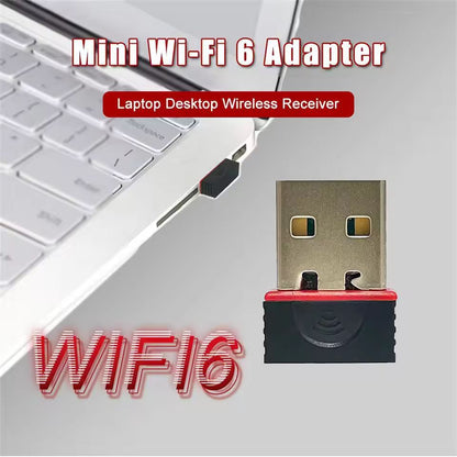Ultra Mini WiFi 6 USB Network Adapter For PC  Desktop 3
