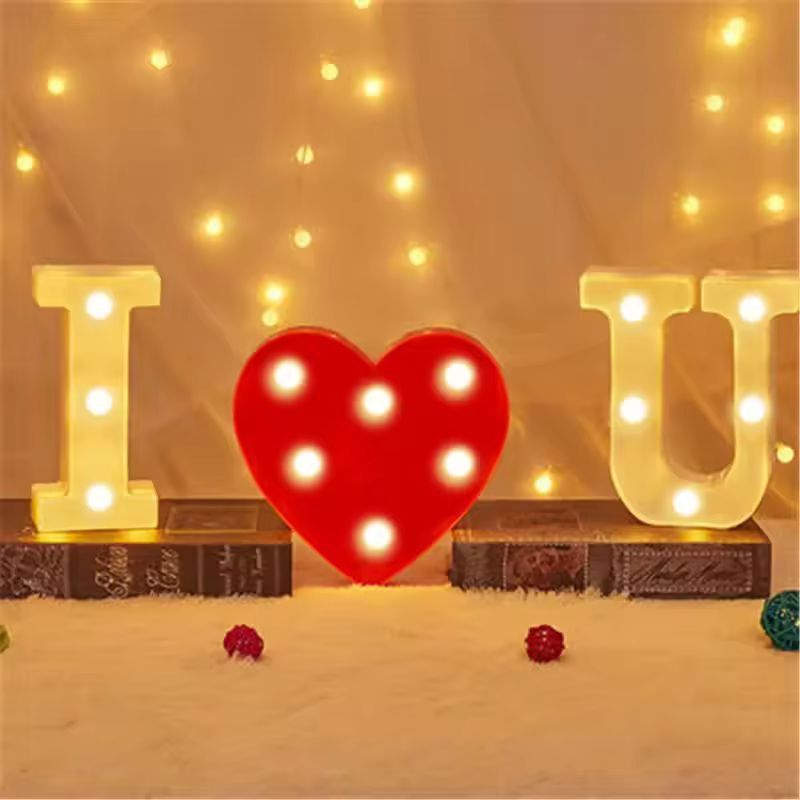 GlowUp Deluxe Alphabet  Number LED Decor Lamp  Customizable Home Wedding  Birthday Signage 5