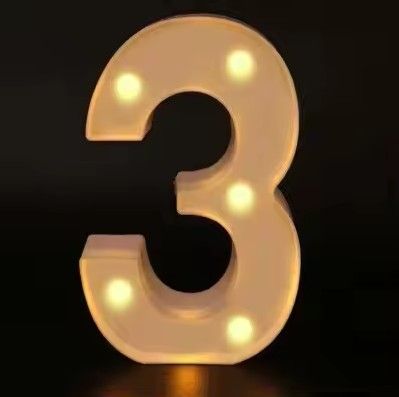 GlowUp Deluxe Alphabet  Number LED Decor Lamp  Customizable Home Wedding  Birthday Signage 8