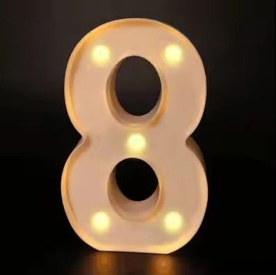 GlowUp Deluxe Alphabet  Number LED Decor Lamp  Customizable Home Wedding  Birthday Signage 17
