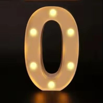 GlowUp Deluxe Alphabet  Number LED Decor Lamp  Customizable Home Wedding  Birthday Signage 9