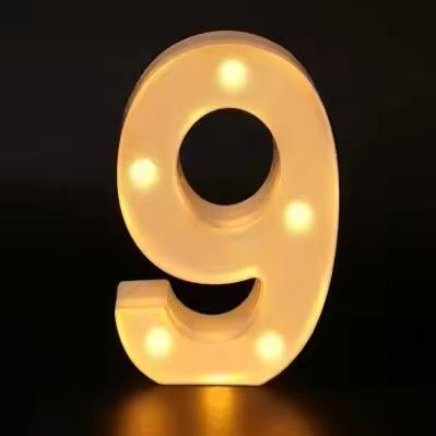 GlowUp Deluxe Alphabet  Number LED Decor Lamp  Customizable Home Wedding  Birthday Signage 11