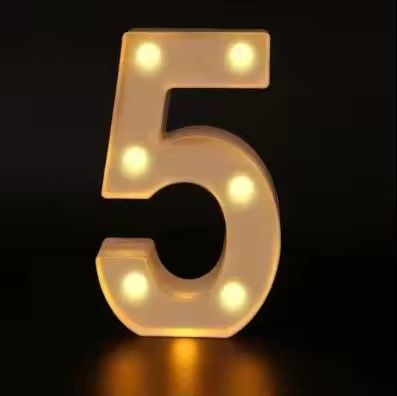 GlowUp Deluxe Alphabet  Number LED Decor Lamp  Customizable Home Wedding  Birthday Signage 12