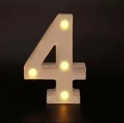 GlowUp Deluxe Alphabet  Number LED Decor Lamp  Customizable Home Wedding  Birthday Signage 14