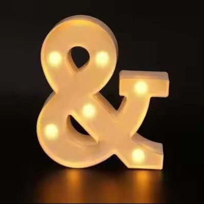 GlowUp Deluxe Alphabet  Number LED Decor Lamp  Customizable Home Wedding  Birthday Signage 16