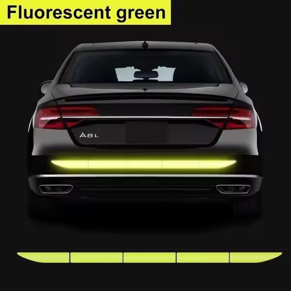 Premium Reflective Car Safety Strip  AntiCollision Warning Tape For Trunk  Bumper 4