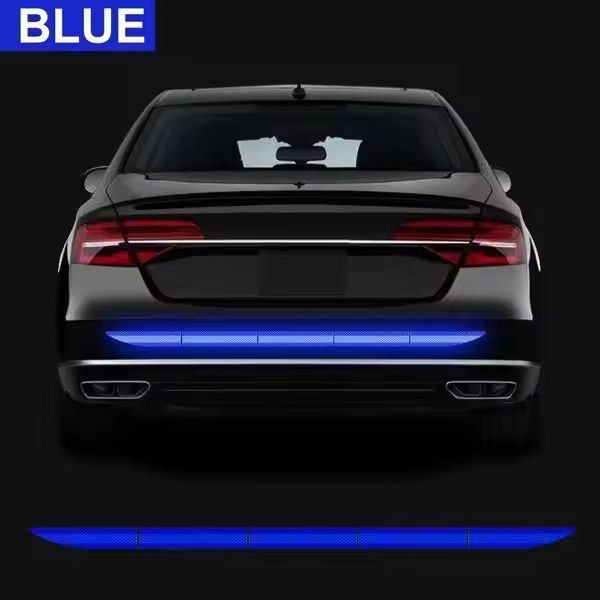 Premium Reflective Car Safety Strip  AntiCollision Warning Tape For Trunk  Bumper 5