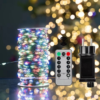 RadiantGlow 1000LED Outdoor Waterproof Fairy String Lights  Remote Control Christmas  Party Decor 7