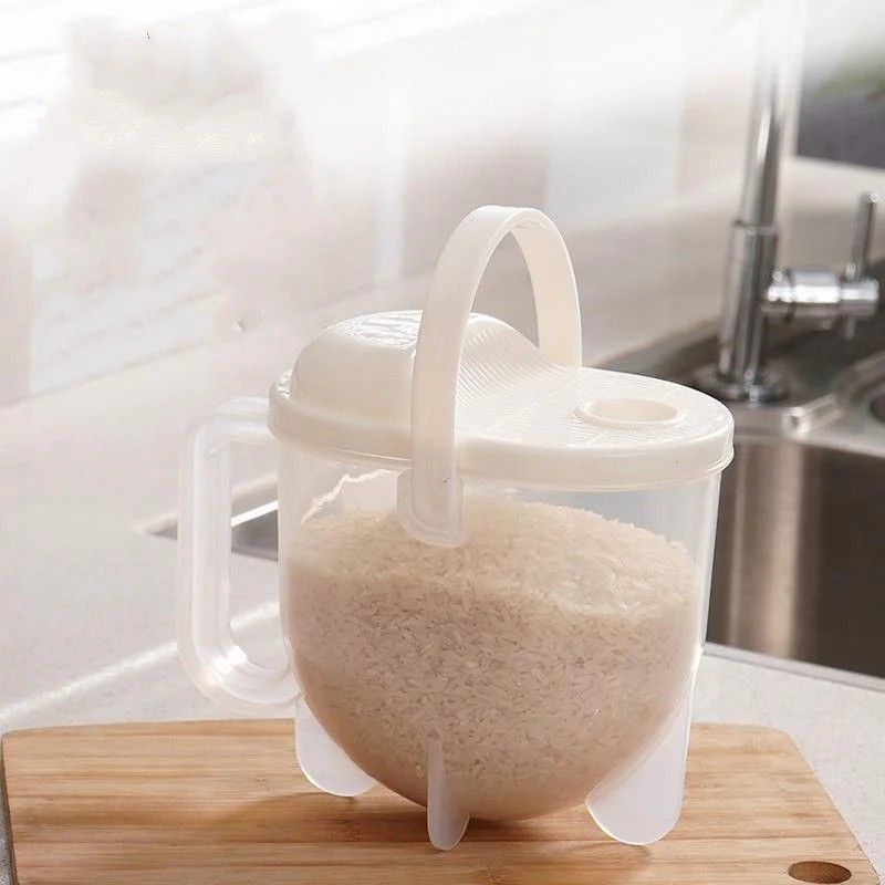 Rice Washing Automatic Device Set Quick Clean Grain Washer With Secure Latch 8