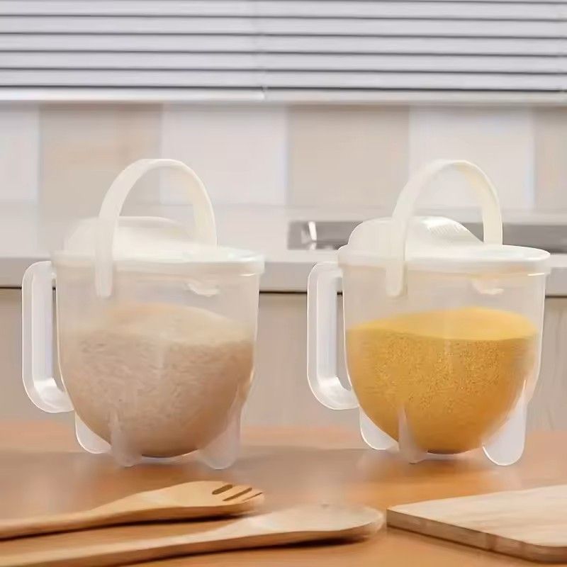 Rice Washing Automatic Device Set Quick Clean Grain Washer With Secure Latch 1