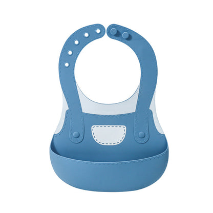 Lightweight Baby Bib Pants Silicone Bib Waterproof Summer Convenient Adjustment Eating Bib Pinny Bi 3