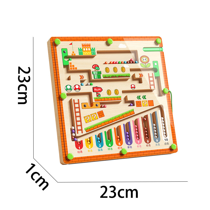 Baby Concentration Training, 3 Year Old Early Education Puzzle, Writing Logic Thinking, Children's Magnetic Maze Walking