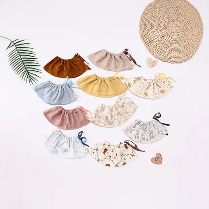 Baby Gauze Pure Cotton Saliva Towel, Double Sided Korean Version Shape, Class Autumn Winter Bib Strap