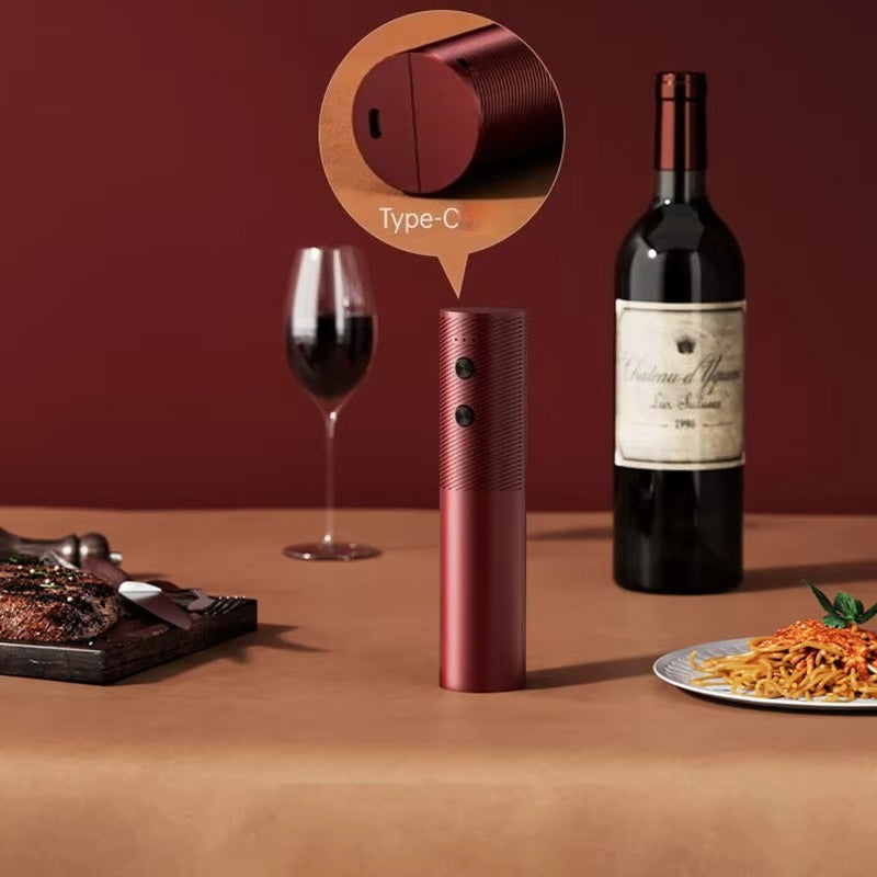 Red Wine Corkscrew Rechargeable, Electric Wine Opener Automatic, Bar Accessories Christmas Gifts, Bottle Opener