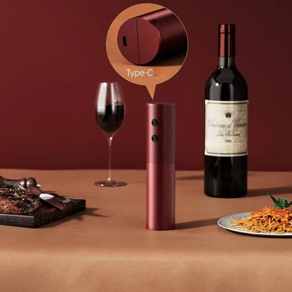 Red Wine Corkscrew Rechargeable, Electric Wine Opener Automatic, Bar Accessories Christmas Gifts, Bottle Opener