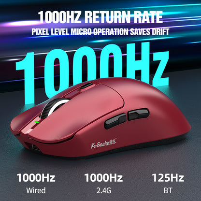 Three Mode E Sports Bluetooth Wireless Mouse Game Lightweight Magnetic Charging Laptop Desktop Mous 3