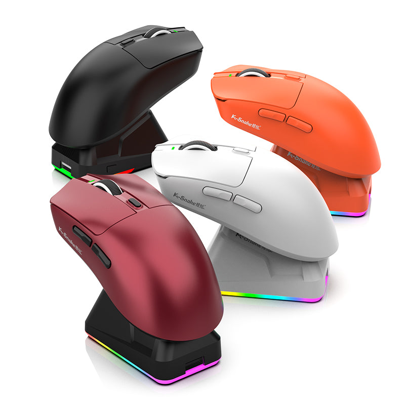 Three Mode E Sports Bluetooth Wireless Mouse Game, Lightweight Magnetic Charging Laptop Desktop Mouse