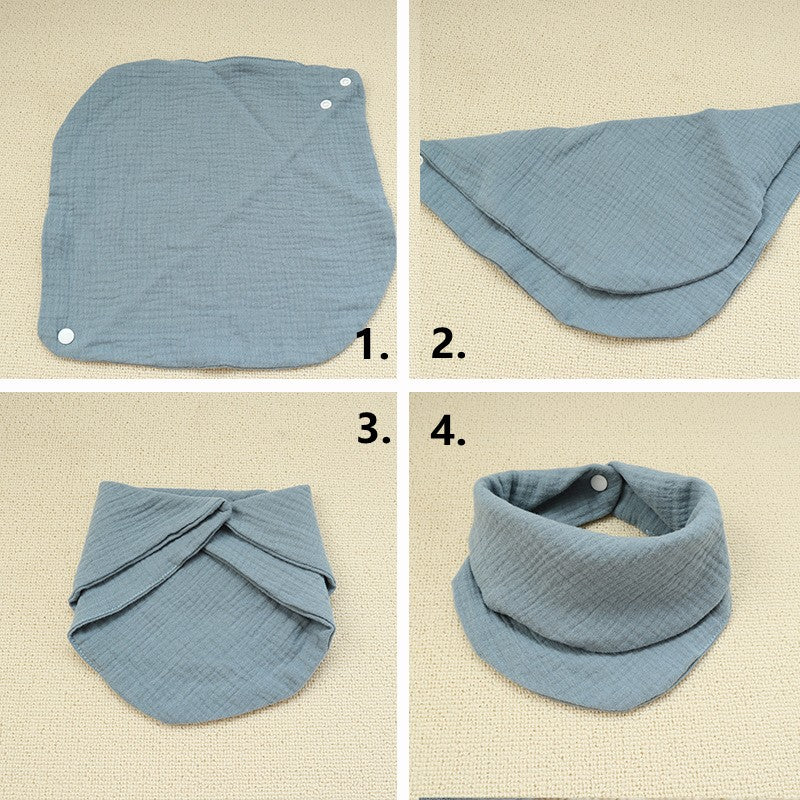 Infant Soft Burp Cloths Newborn Bibs Feeding Drool Bandana Baby Stuff Toddler Saliva Towel Solid Co 1