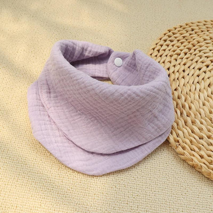 Infant Soft Burp Cloths Newborn Bibs Feeding Drool Bandana Baby Stuff Toddler Saliva Towel Solid Co 5