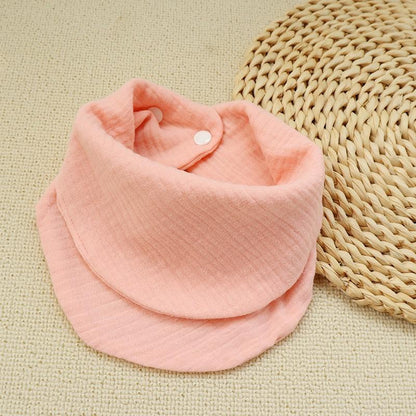 Infant Soft Burp Cloths Newborn Bibs Feeding Drool Bandana Baby Stuff Toddler Saliva Towel Solid Co 7
