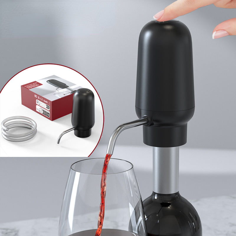 Professional High End Whiskey Pump, Electric Wine Decanter Alcohol Dispenser, Adjustable Red Wine Liquor Pump